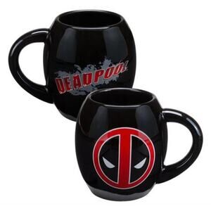 Marvel Deadpool 18 Ounce Oval Ceramic Mug DP Collectible Vandor LLC Coffee Cup